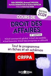 Cours de droit des affaires 2024: Tout le programme en fiches et en schémas