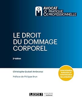 Le droit du dommage corporel: Caractérisation, évaluation et indemnisation des préjudices